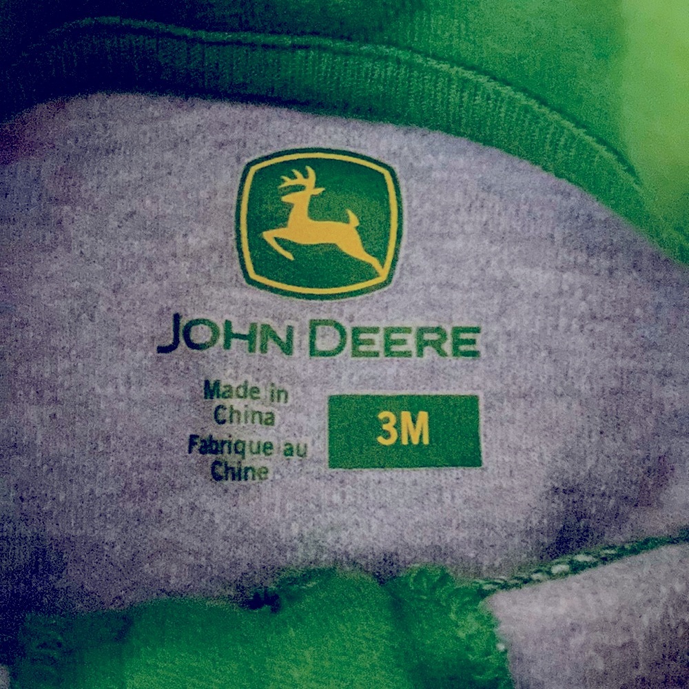 John Deere tractor onesie! 3 months. Like new! - Picture 3 of 4